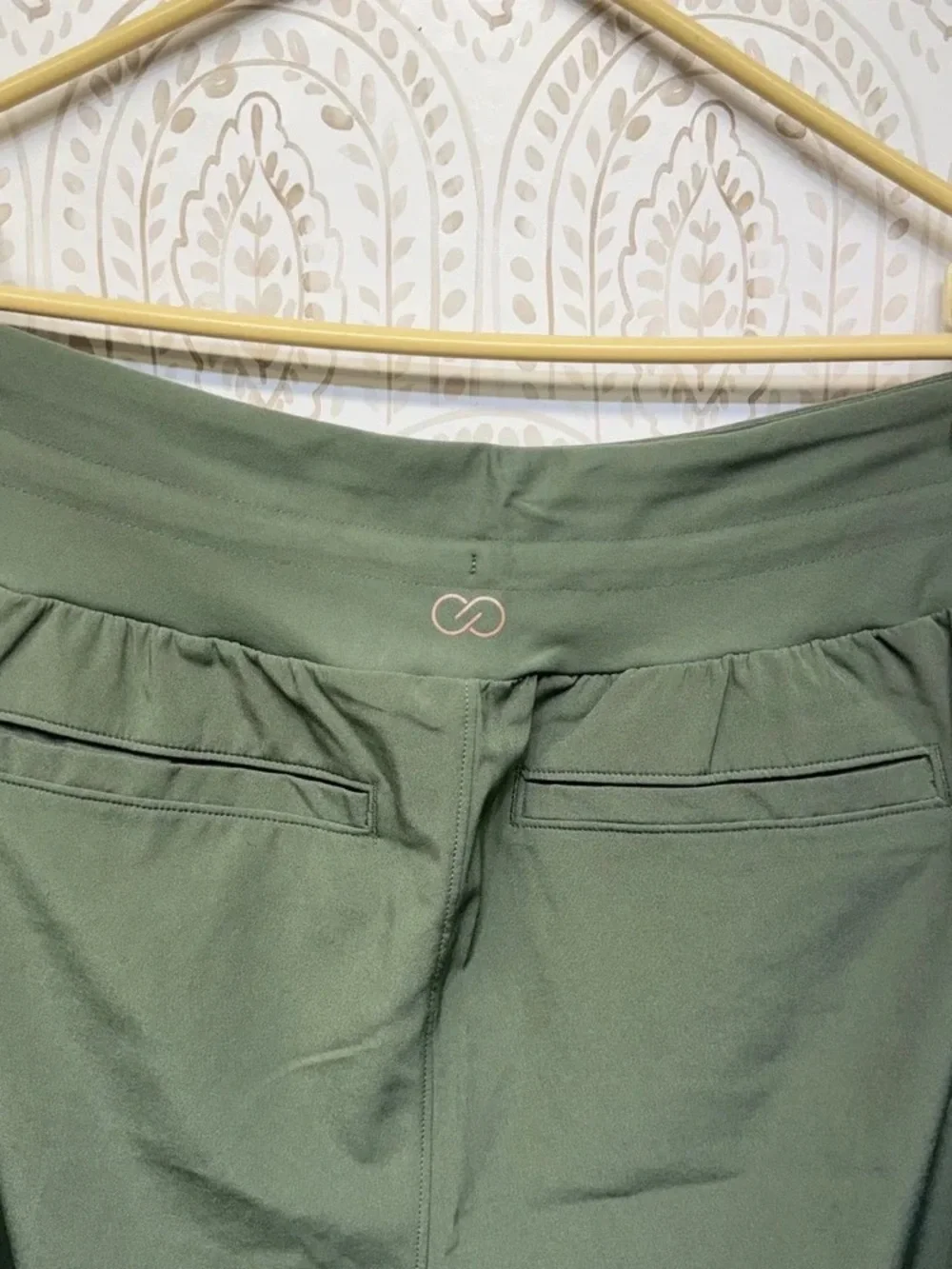 Men's Olive Green Drawstring Cargo Jogger Pants